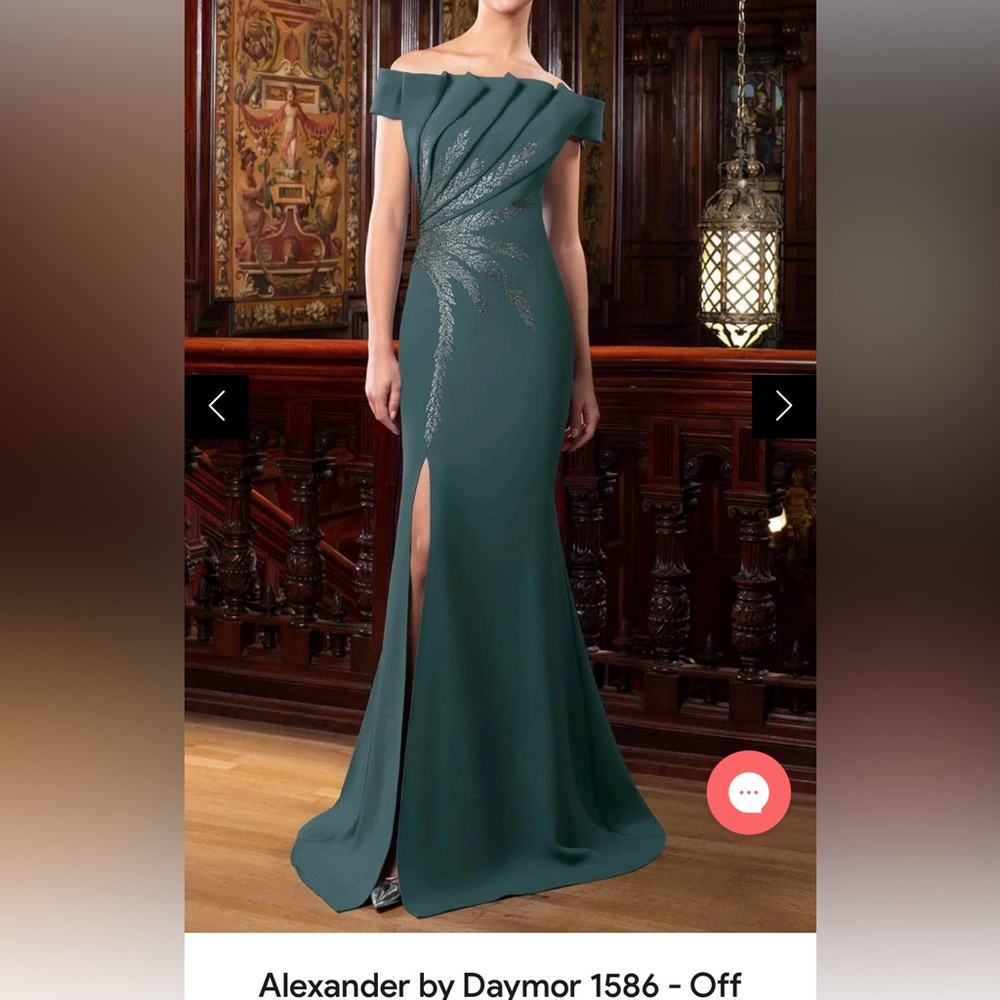 Alexander by Daymor Spruce Mother of the Bride Dress, Style #1586, Size 10